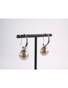 Kolczyki ZJAWSKOWE PERŁY PERŁA KULA LOLITA AKCESORIA... 2