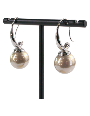 Kolczyki ZJAWSKOWE PERŁY PERŁA KULA LOLITA...