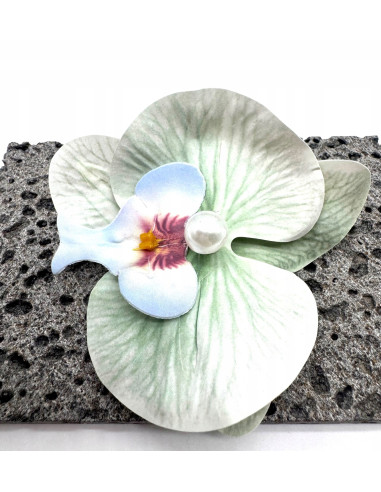 Spinka do włosów ORCHIDEA JASNY TURKUS...