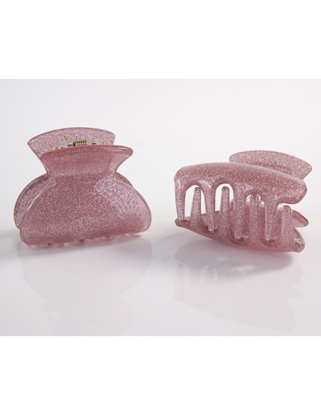 Klamra do Włosów RÓŻOWE KLAMERKI KLAMRY Lolita Akcesoria 3 cm  2 SZTUKI