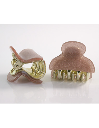 Klamra do Włosów RÓŻOWE KLAMERKI KLAMRY Lolita Akcesoria 3 cm  2 SZTUKI