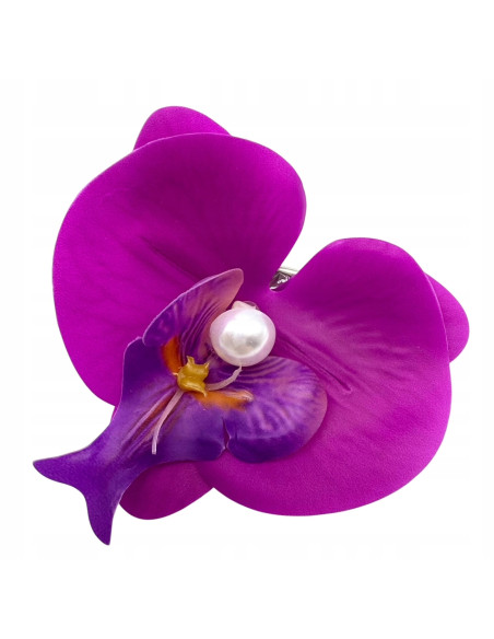 Spinka do włosów ORCHIDEA CIEMNA FUKSJA AKCESORIA LOLITA