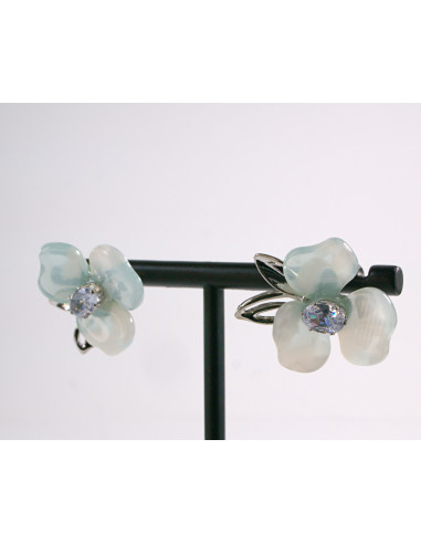 Kolczyki NIEBIESKIE KWIATKI LOLITA AKCESORIA...