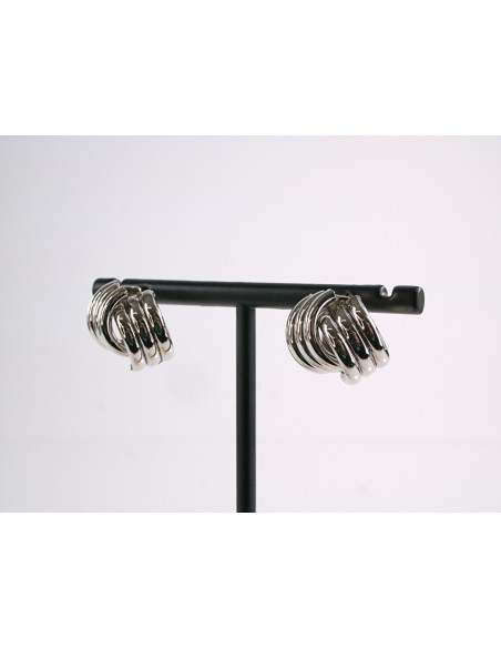 Kolczyki SREBRNY WĘZEŁEK SUPERŁ LOLITA AKCESORIA srebrny sztyft 925