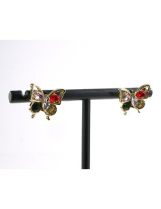 Kolczyki KOLOROWE MOTYLE MOTYLKI  LOLITA AKCESORIA... 2