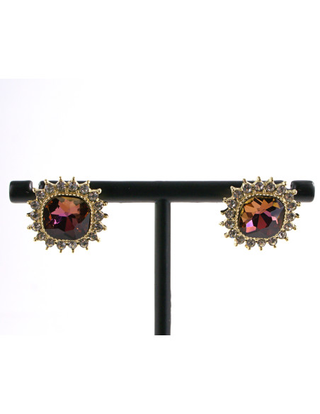 Kolczyki WIECZOROWE  LOLITA AKCESORIA srebrny sztyft 925