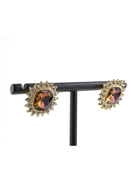 Kolczyki WIECZOROWE  LOLITA AKCESORIA srebrny sztyft 925