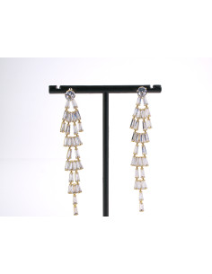 Kolczyki z CYRKONIAMI  WIECZOROWE LOLITA AKCESORIA...