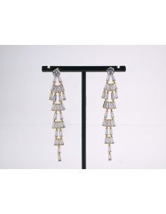 Kolczyki z CYRKONIAMI  WIECZOROWE LOLITA AKCESORIA... 2