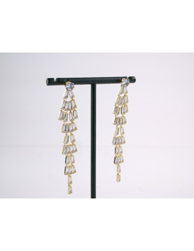 Kolczyki z CYRKONIAMI  WIECZOROWE LOLITA...