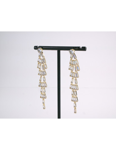 Kolczyki z CYRKONIAMI  WIECZOROWE LOLITA...