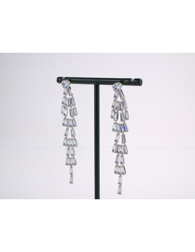 Kolczyki z CYRKONIAMI  WIECZOROWE LOLITA...