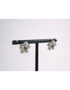 Kolczyki PERŁOWE KWIATKI   LOLITA AKCESORIA srebrny... 2