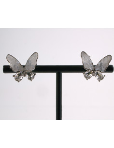 Kolczyki SREBRNE MOTYLE MOTYLKI  LOLITA AKCESORIA srebrny...