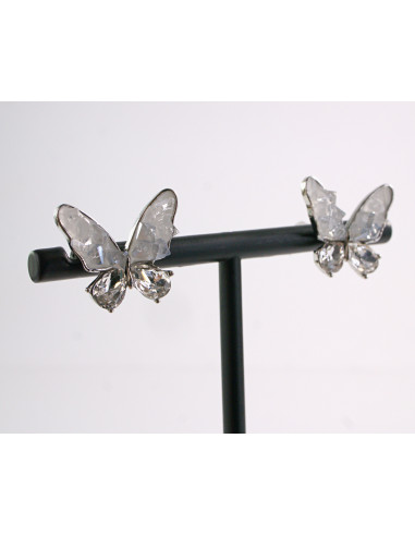 Kolczyki SREBRNE MOTYLE MOTYLKI  LOLITA...