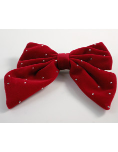 KOKARDKA CZERWONA KOKARDA Z DŻETAMI BOŻE NARODZENIE...