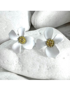 Kolczyki KWIATY KWIATKI BOHO Lolita Accessories srebrny... 2