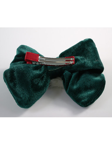 KOKARDKA KOKARDA ZIELONY AKSAMITNA  BOŻE...