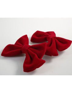 KOKARDKI KOKARDA CZERWONA AKSAMITNA BOŻE NARODZENIE...