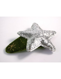 SPINKA BOŻE NARODZENIE SREBRNA DUŻA GWIAZDA XL Lolita...