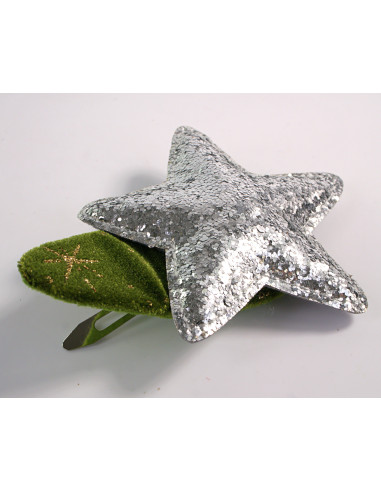 SPINKA BOŻE NARODZENIE SREBRNA DUŻA GWIAZDA XL...