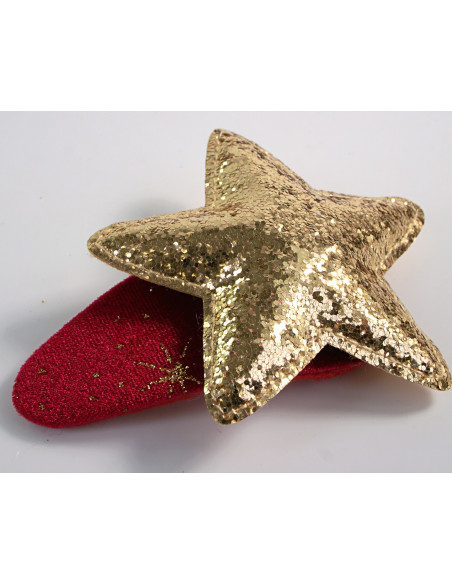 SPINKA BOŻE NARODZENIE ZŁOTA DUŻA GWIAZDA XL Lolita Akcesoria