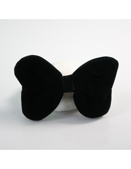 SPINKA BOŻE NARODZENIE AKSAMITNA KOKARDA a'la MUCHA  Lolita Akcesoria