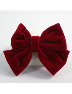 SPINKA BOŻE NARODZENIE AKSAMITNA duża KOKARDA  Lolita...