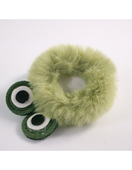 GUMKA DO WŁOSÓW SCRUNCHIE PUSZEK  ZIELONA ŻABKA    Lolita Akcesoria