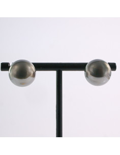 Kolczyki FANGO  Duże Perły MAXI Lolita Akcesoria srebrny...