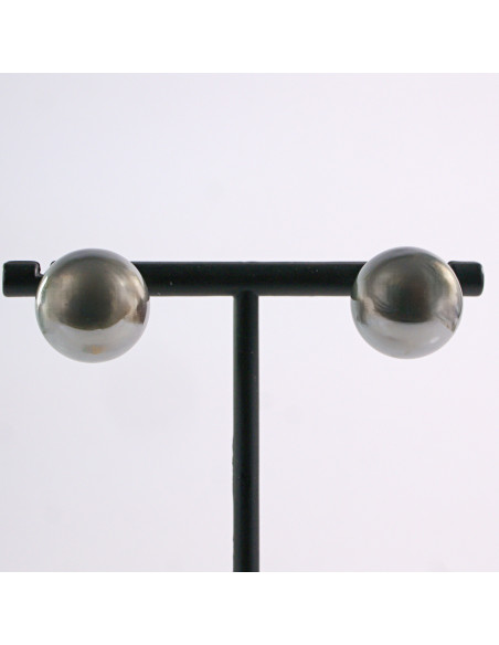 Kolczyki FANGO  Duże Perły MAXI Lolita Akcesoria srebrny sztyft 925 1,6 cm