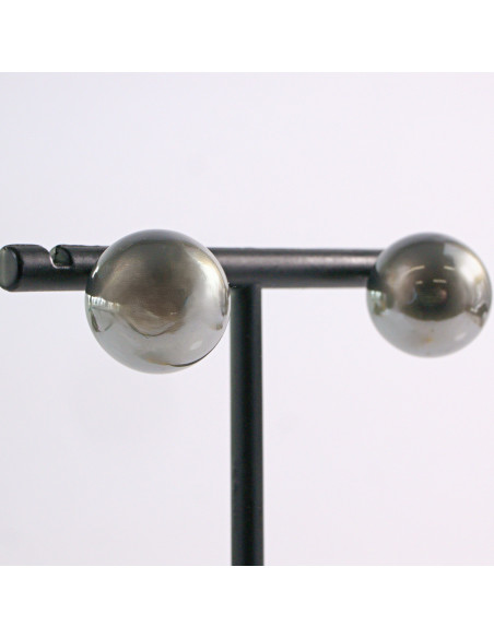 Kolczyki FANGO  Duże Perły MAXI Lolita Akcesoria srebrny sztyft 925 1,6 cm