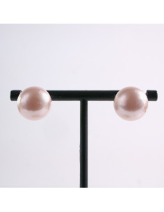 Kolczyki BLADY RÓŻ Duże Perły Lolita Akcesoria srebrny...