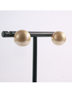 Kolczyki MIODOWY Duże Perły Lolita Akcesoria srebrny... 2