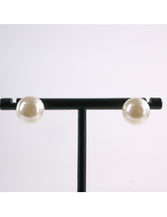 Kolczyki BIAŁY ECRU  Perły  Lolita Akcesoria srebrny... 2