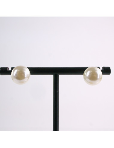 Kolczyki BIAŁY ECRU  Perły  Lolita Akcesoria...