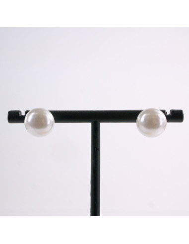 Kolczyki BIAŁE  Perły  Lolita Akcesoria srebrny...