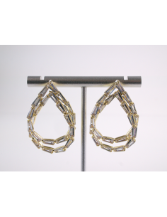 Kolczyki WIECZOROWE Z CYRKONIAMI ŁEZKI  Lolita Akcesoria...