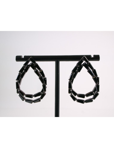 Kolczyki WIECZOROWE Z CYRKONIAMI ŁEZKI  Lolita...