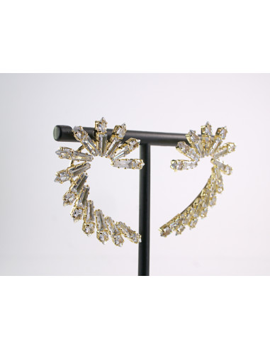 Kolczyki WIECZOROWE ZŁOTE SKRZYDŁA Lolita...