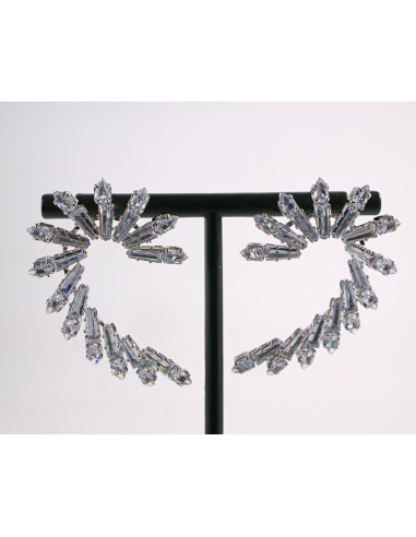 Kolczyki WIECZOROWE SREBRNE  SKRZYDŁA Lolita...