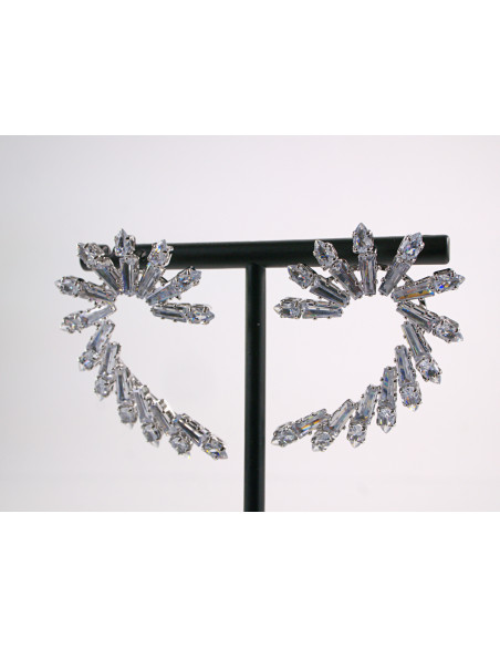 Kolczyki WIECZOROWE SREBRNE  SKRZYDŁA Lolita Akcesoria srebrny sztyft 925