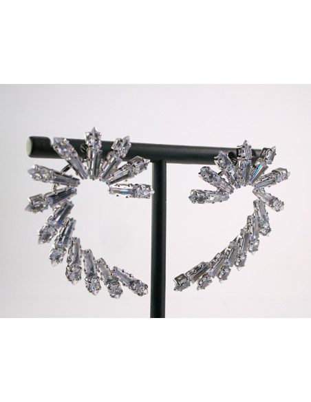 Kolczyki WIECZOROWE SREBRNE  SKRZYDŁA Lolita Akcesoria srebrny sztyft 925