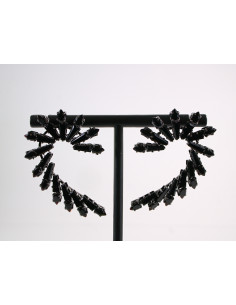 Kolczyki WIECZOROWE CZARNE  SKRZYDŁA Lolita Akcesoria... 2