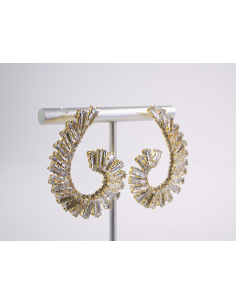 Kolczyki WIECZOROWE Z CYRKONIAMI ZAWIJAS Lolita Akcesoria 2