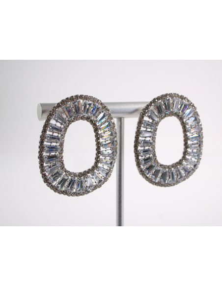 Kolczyki WIECZOROWE Z CYRKONIAMI  Lolita Akcesoria SREBRNY SZTYFT 925