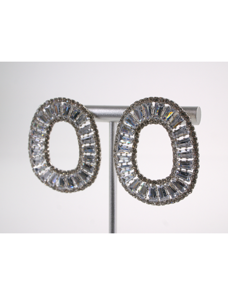 Kolczyki WIECZOROWE Z CYRKONIAMI  Lolita Akcesoria SREBRNY SZTYFT 925