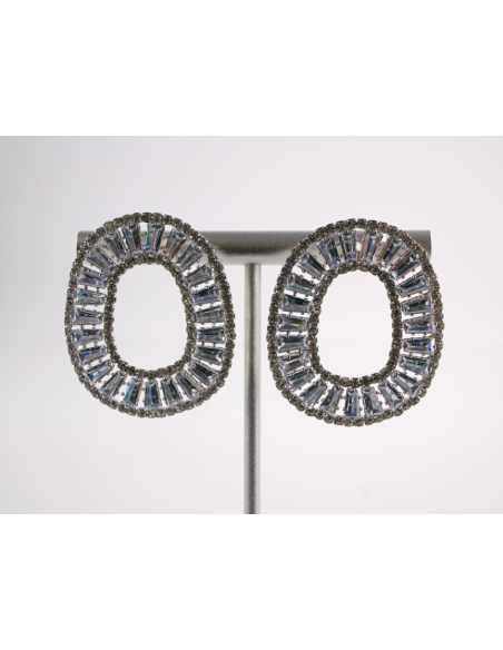 Kolczyki WIECZOROWE Z CYRKONIAMI  Lolita Akcesoria SREBRNY SZTYFT 925