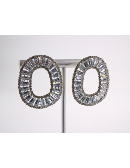 Kolczyki WIECZOROWE Z CYRKONIAMI  Lolita Akcesoria SREBRNY SZTYFT 925