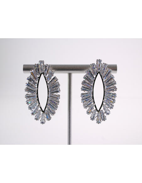 Kolczyki WIECZOROWE Z CYRKONIAMI  Lolita Akcesoria SREBRNY SZTYFT 925